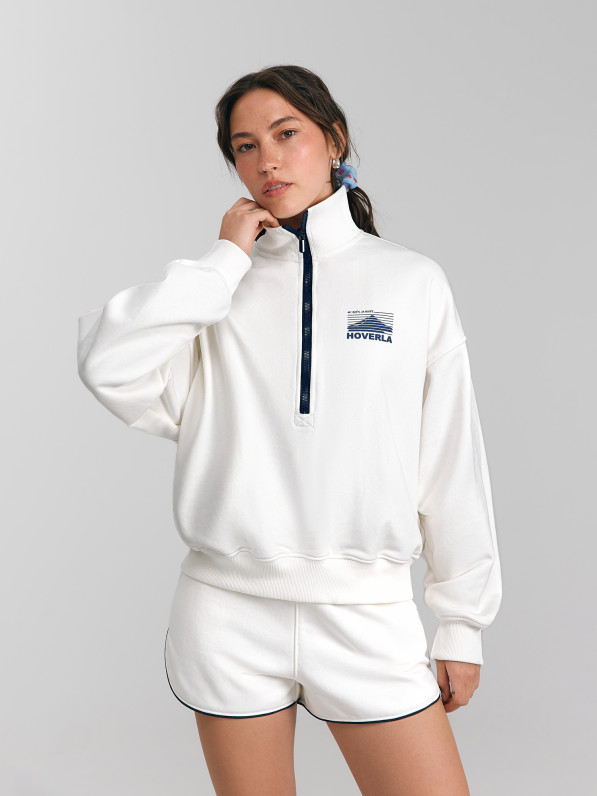 Sweatshirt "Hoverla", milky