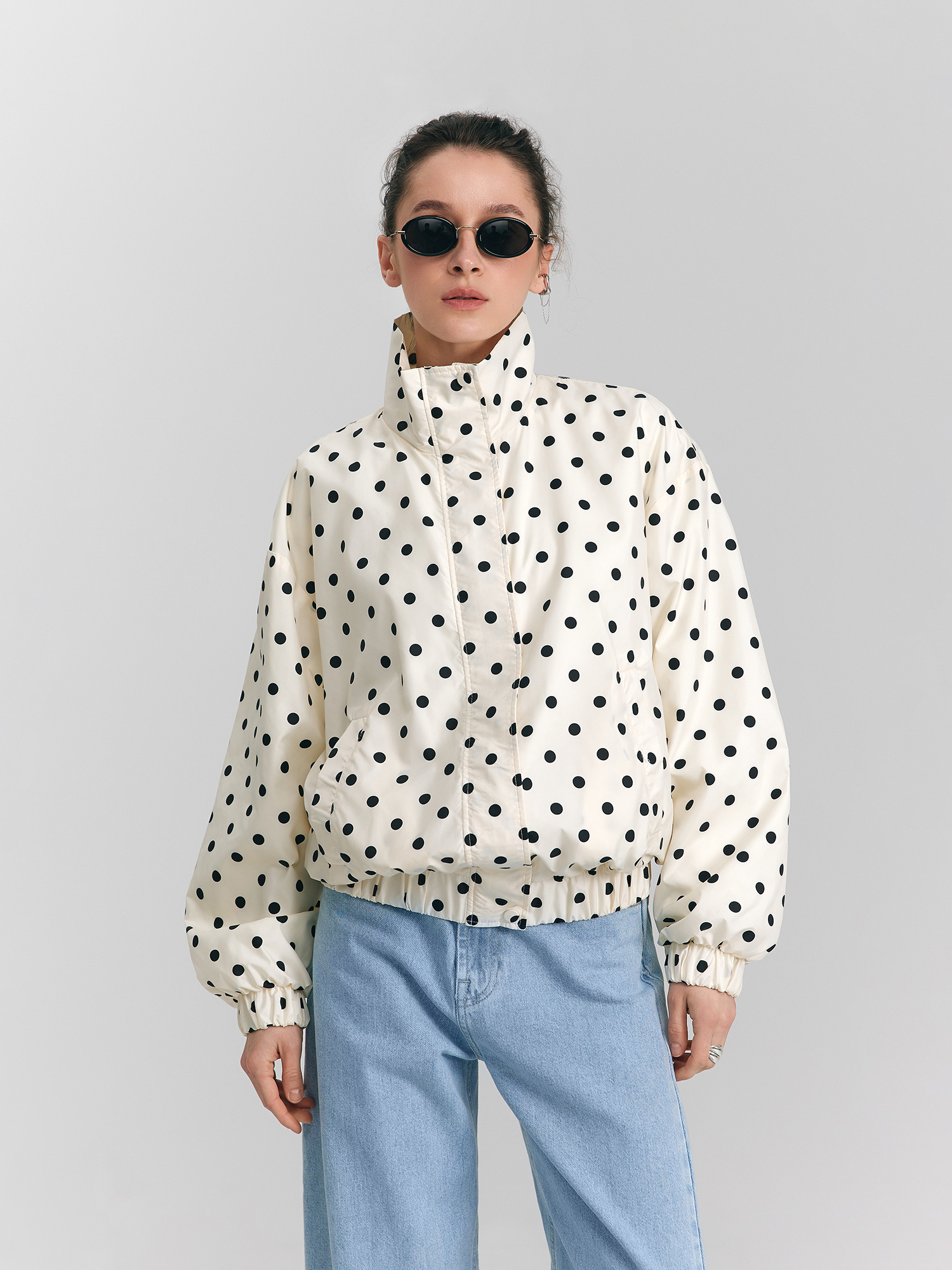 Pea coat, milky