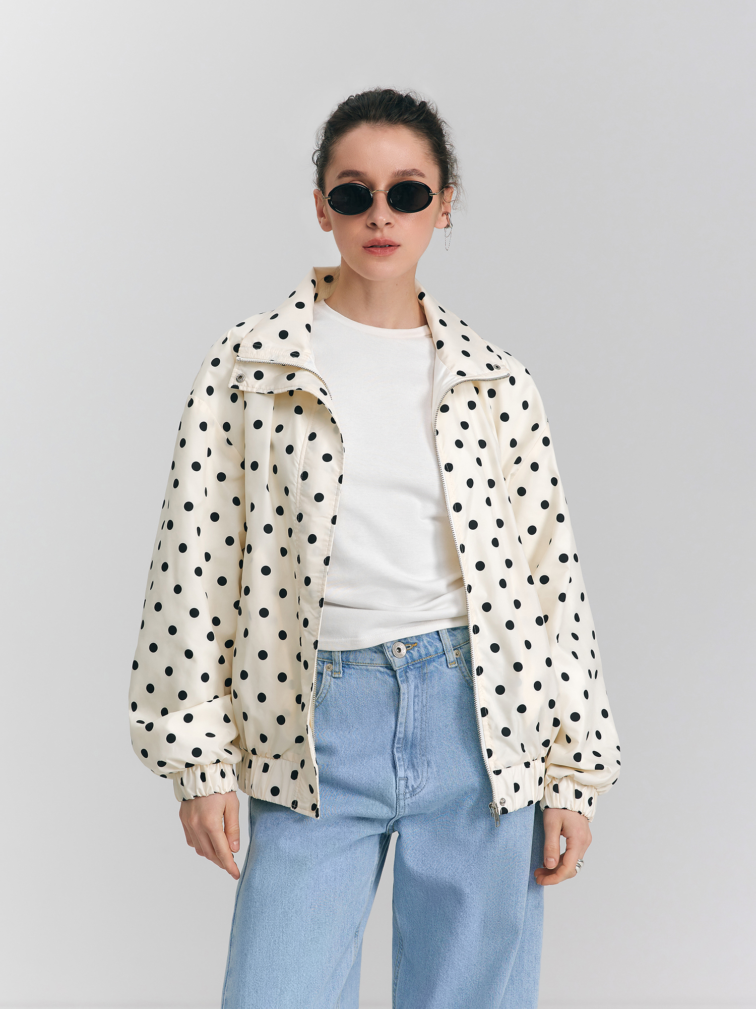 Pea coat, milky