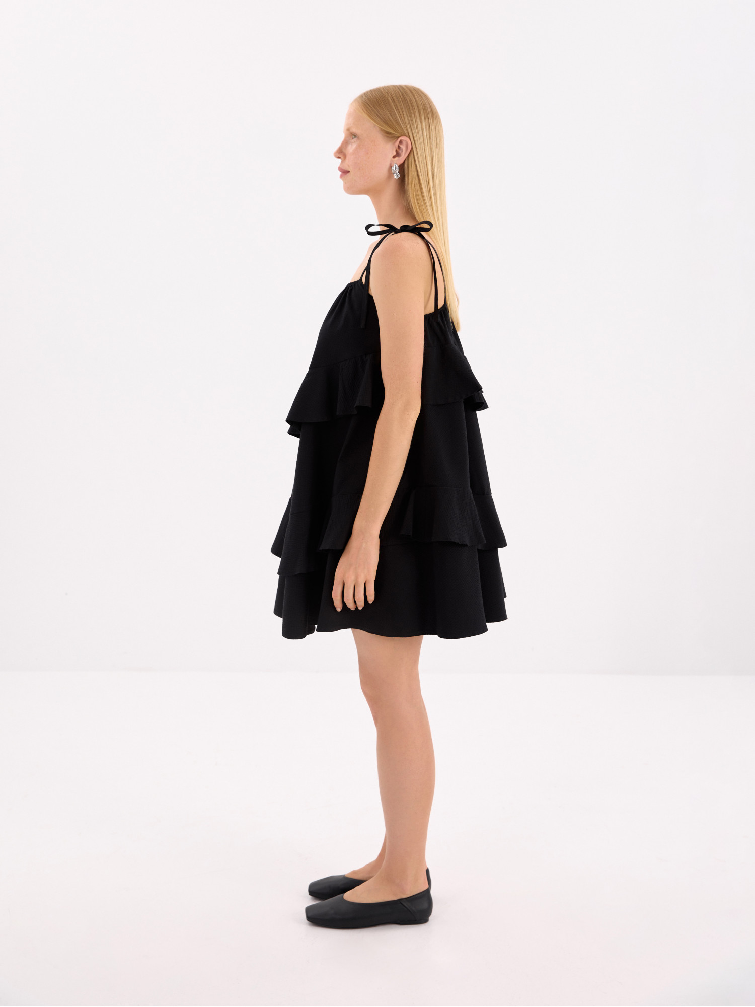 Black mini dress
