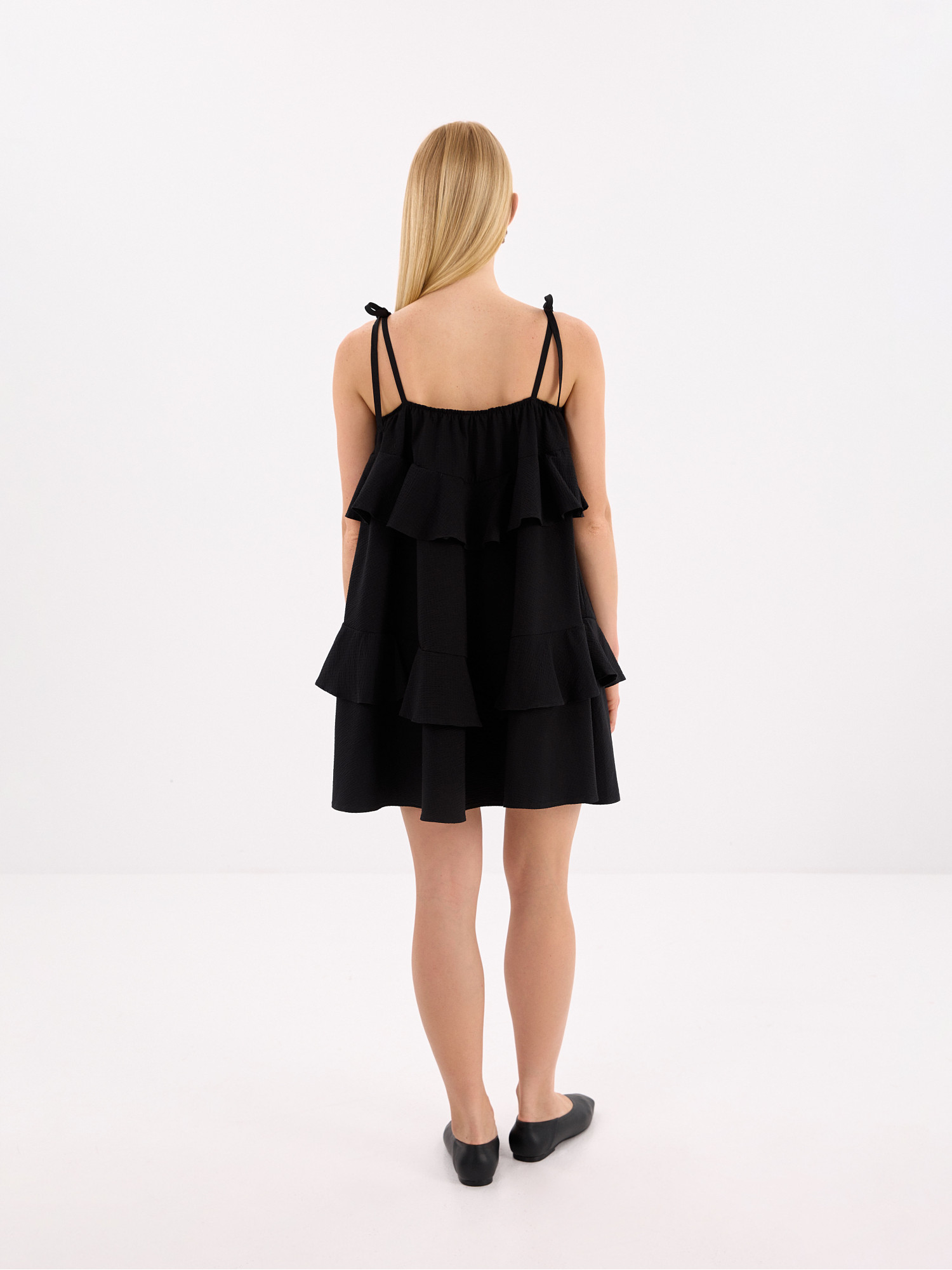 Black mini dress