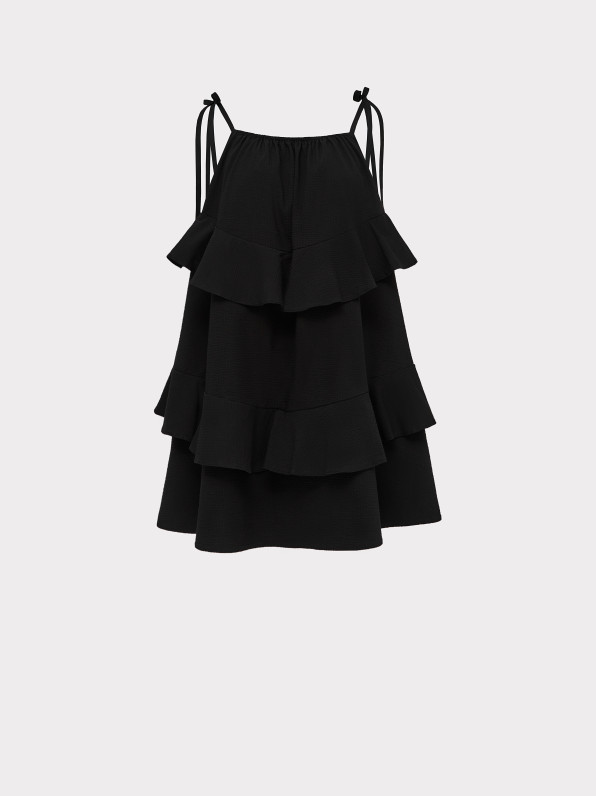 Black mini dress