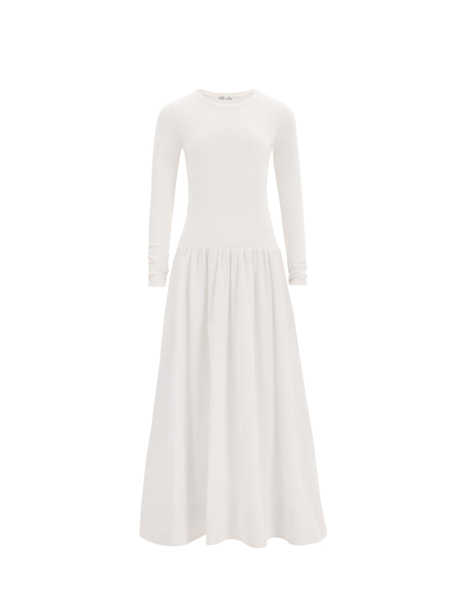 Milky white maxi dress