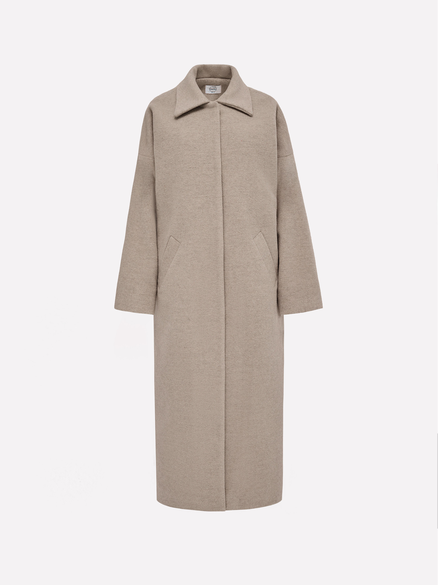 Light beige maxi coat