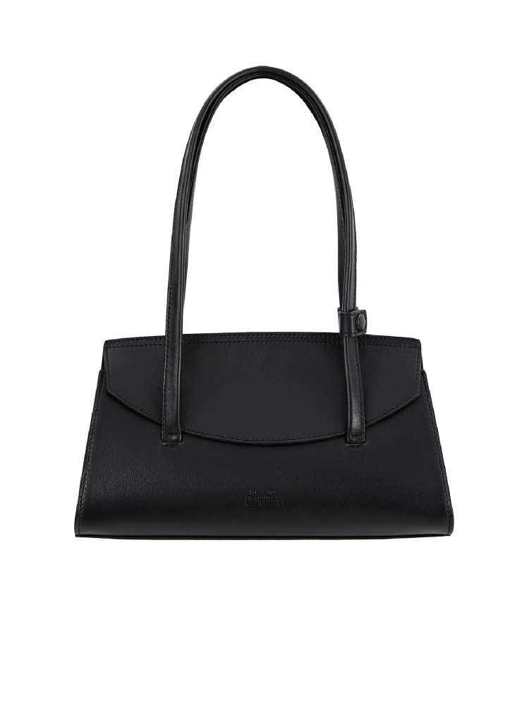 Black leather bag