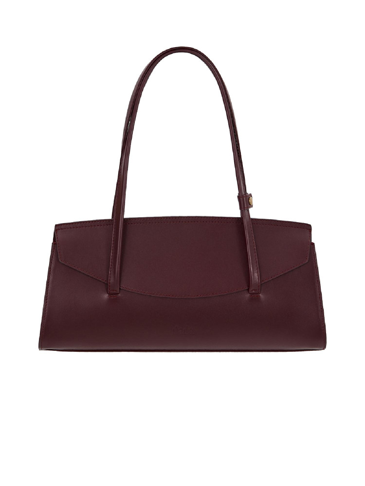 Burgundy leather bag