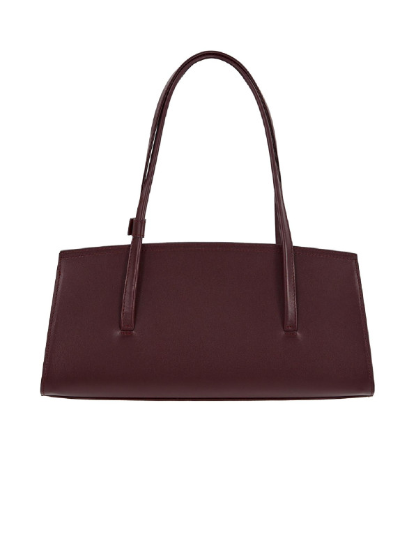 Burgundy leather bag