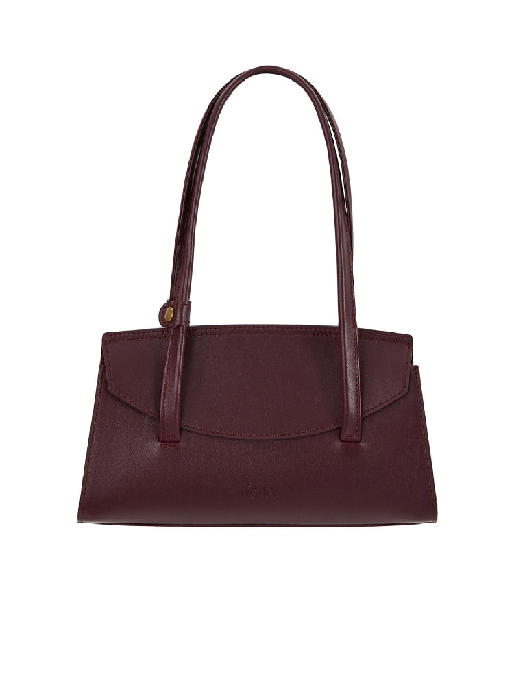 Burgundy leather bag