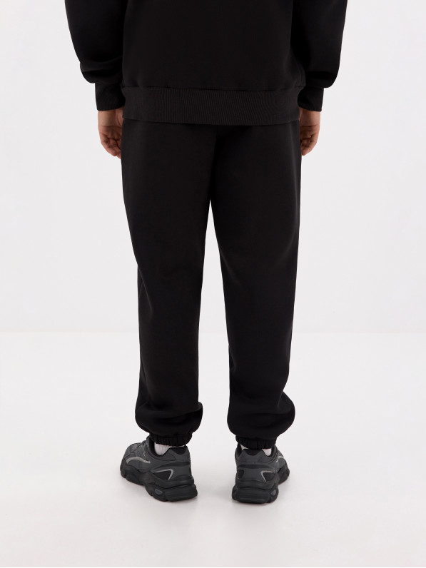 Black joggers for men