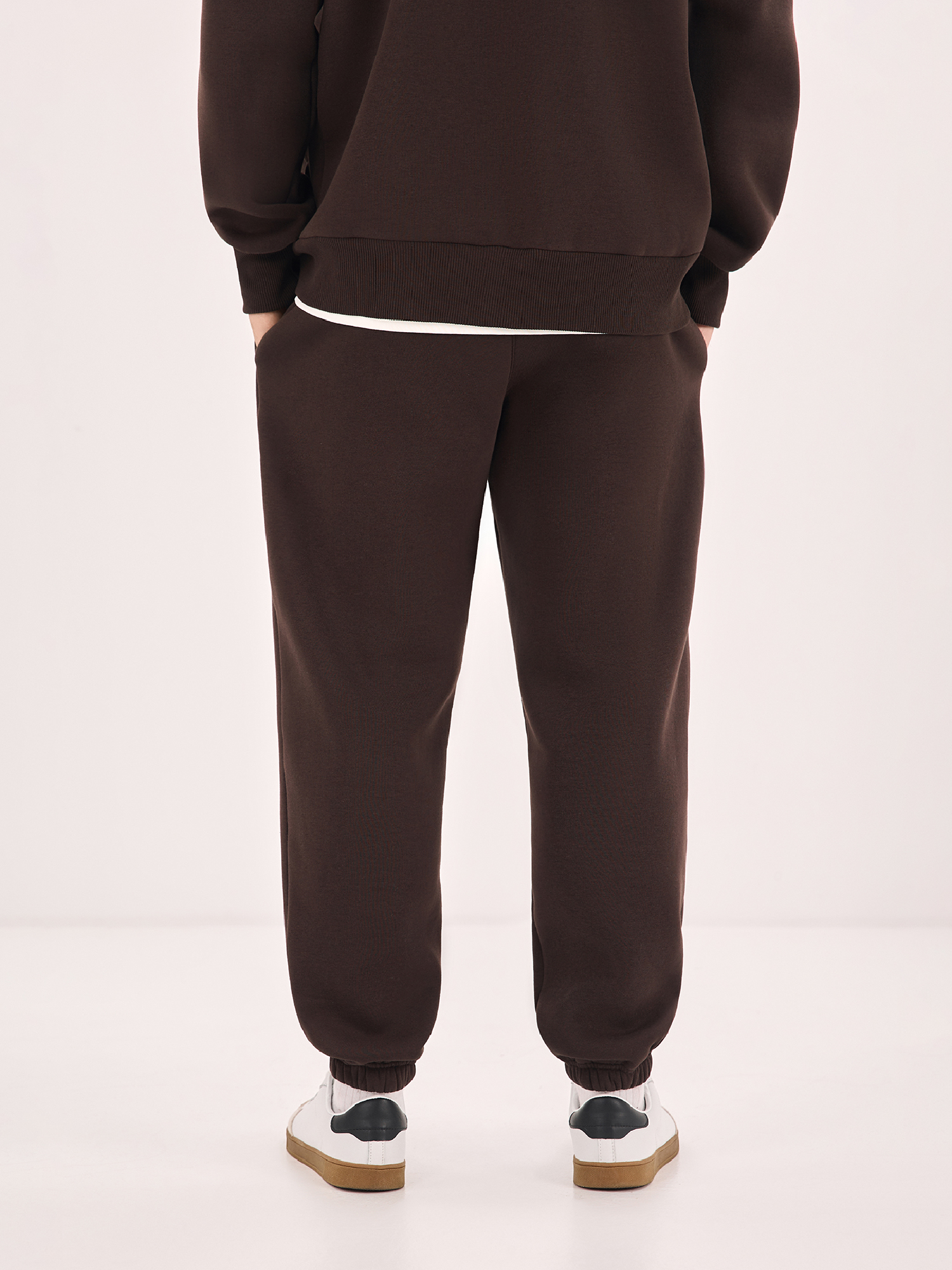 Brown joggers for men