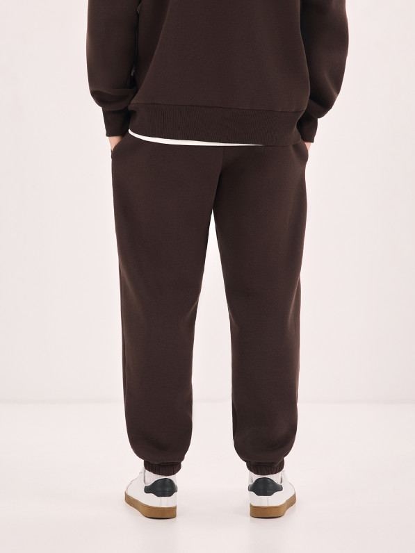 Brown joggers for men