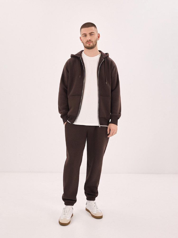 Brown joggers for men