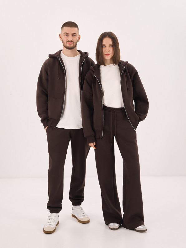 Brown joggers for men