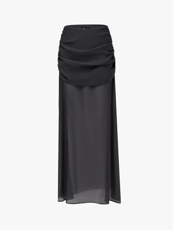 Grey maxi skirt