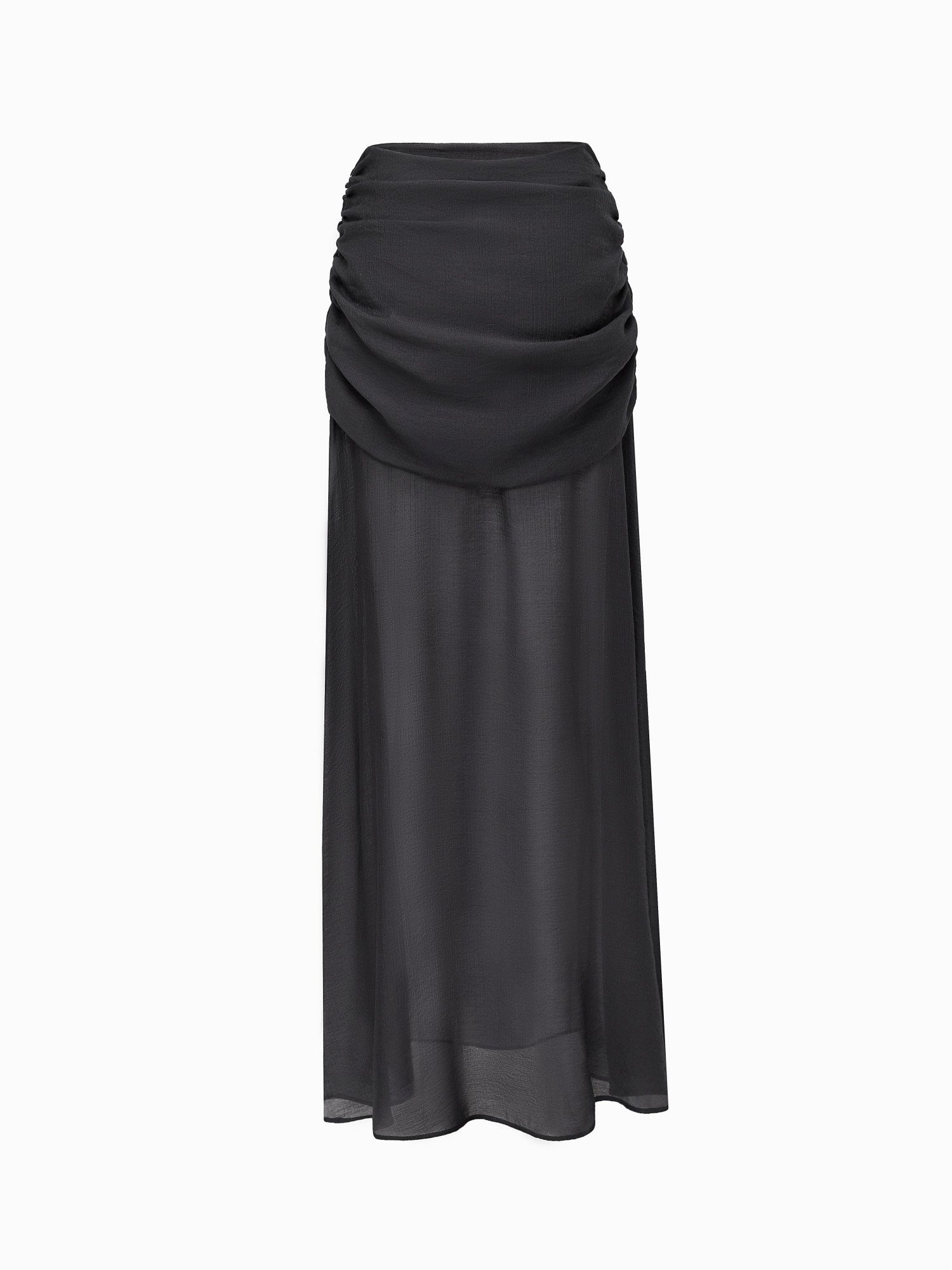 Grey maxi skirt
