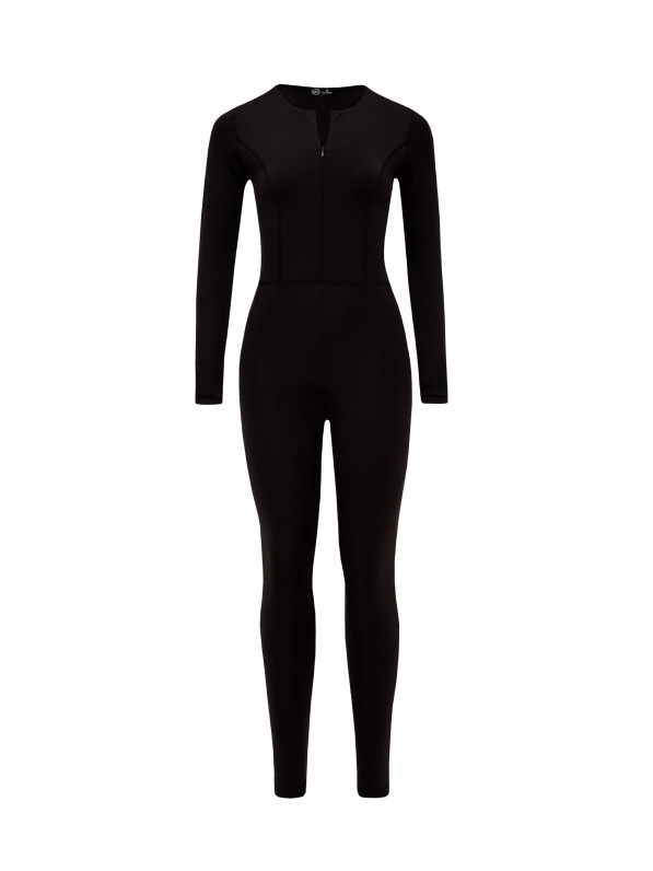 Black long sleeve jumpsuit