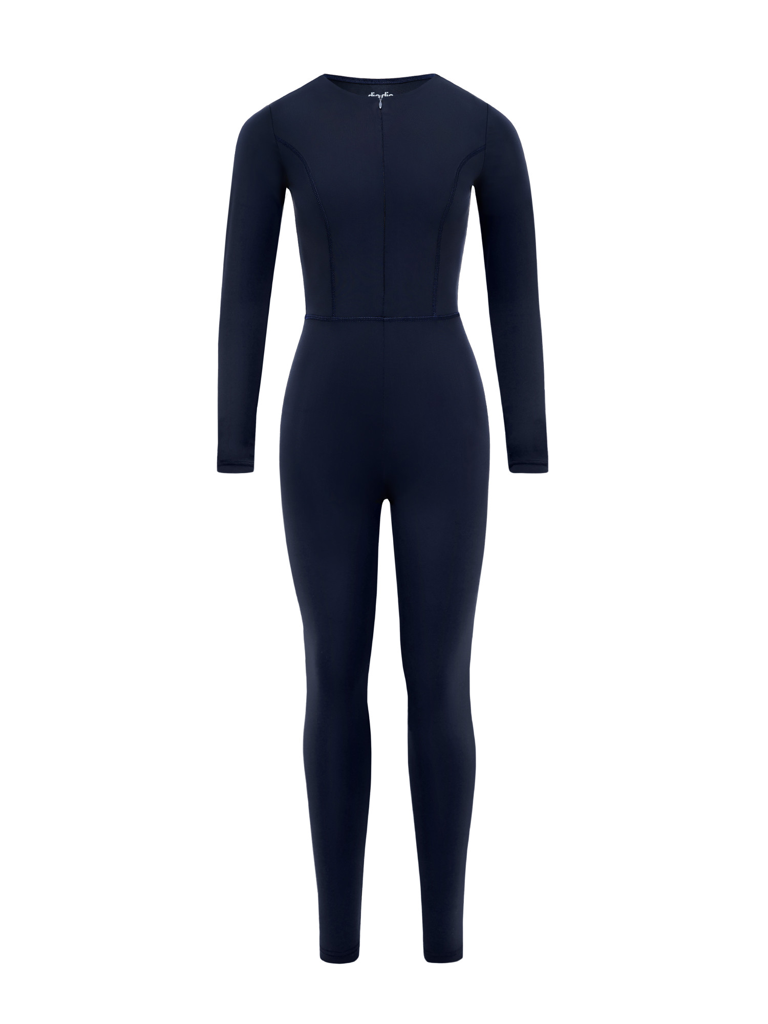 Dark blue long sleeve jumpsuit