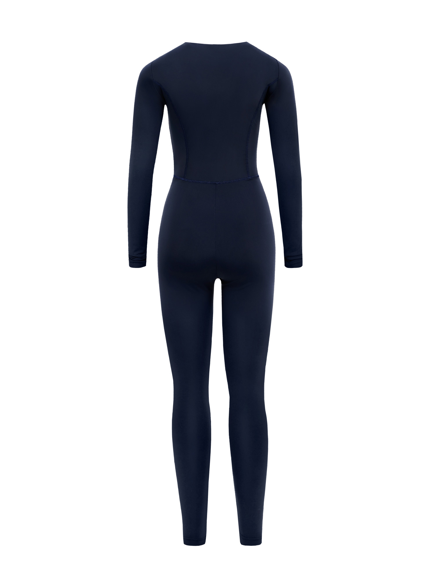 Dark blue long sleeve jumpsuit