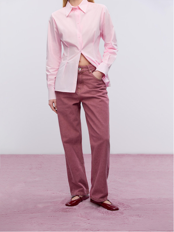 Pink jeans