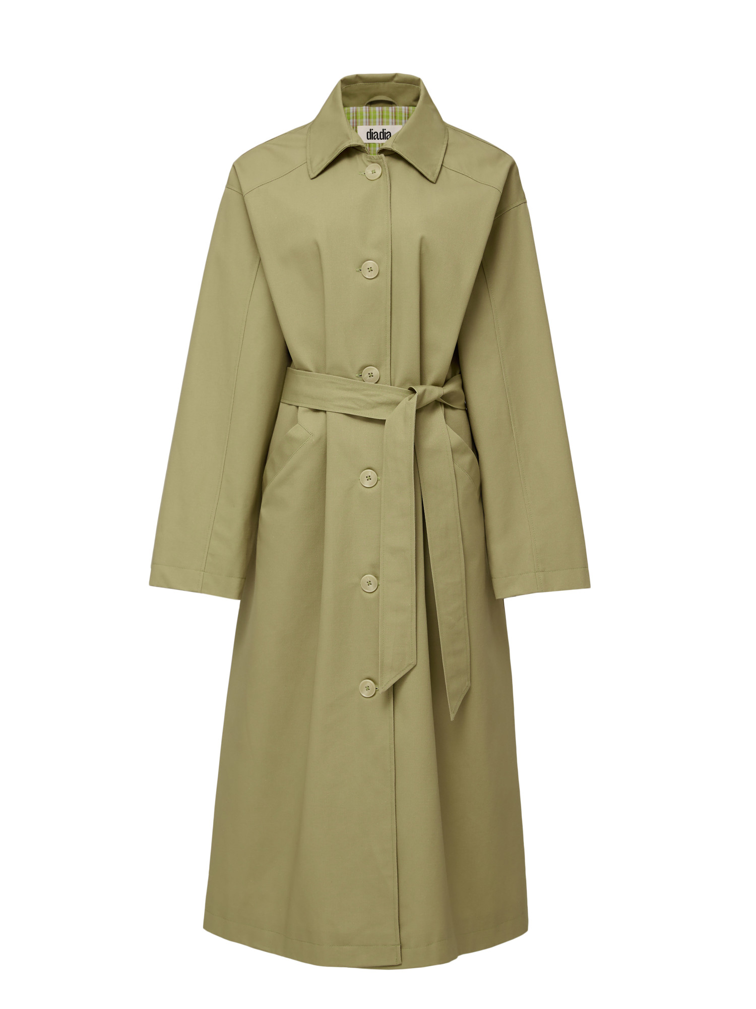 JUHA OVERSIZED TRENCH COAT 1 日本製 Olive oversized trench coat
