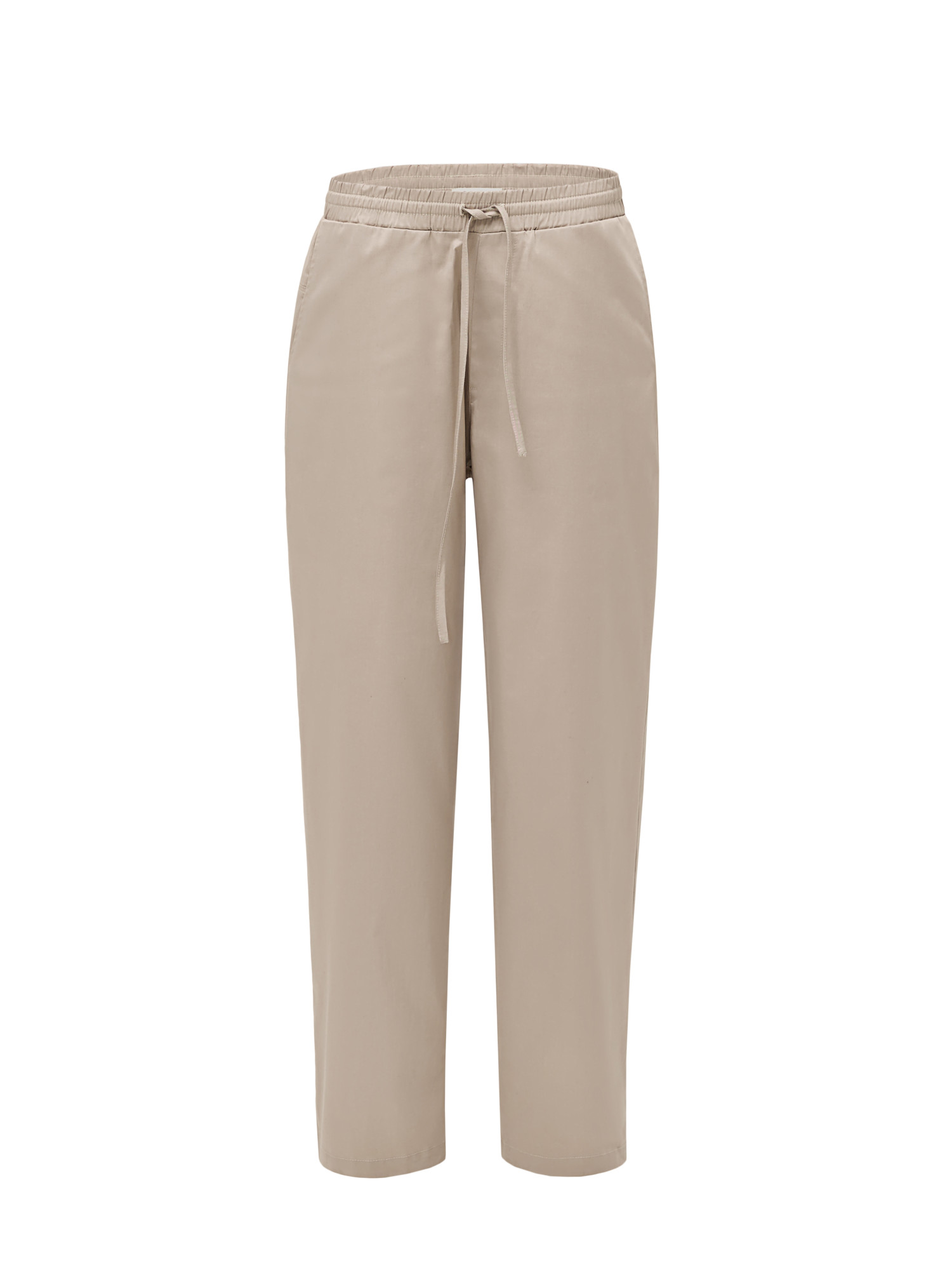Men's beige cotton trousers
