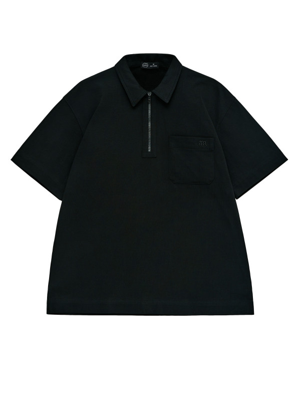 Men's premium cotton black t-shirt