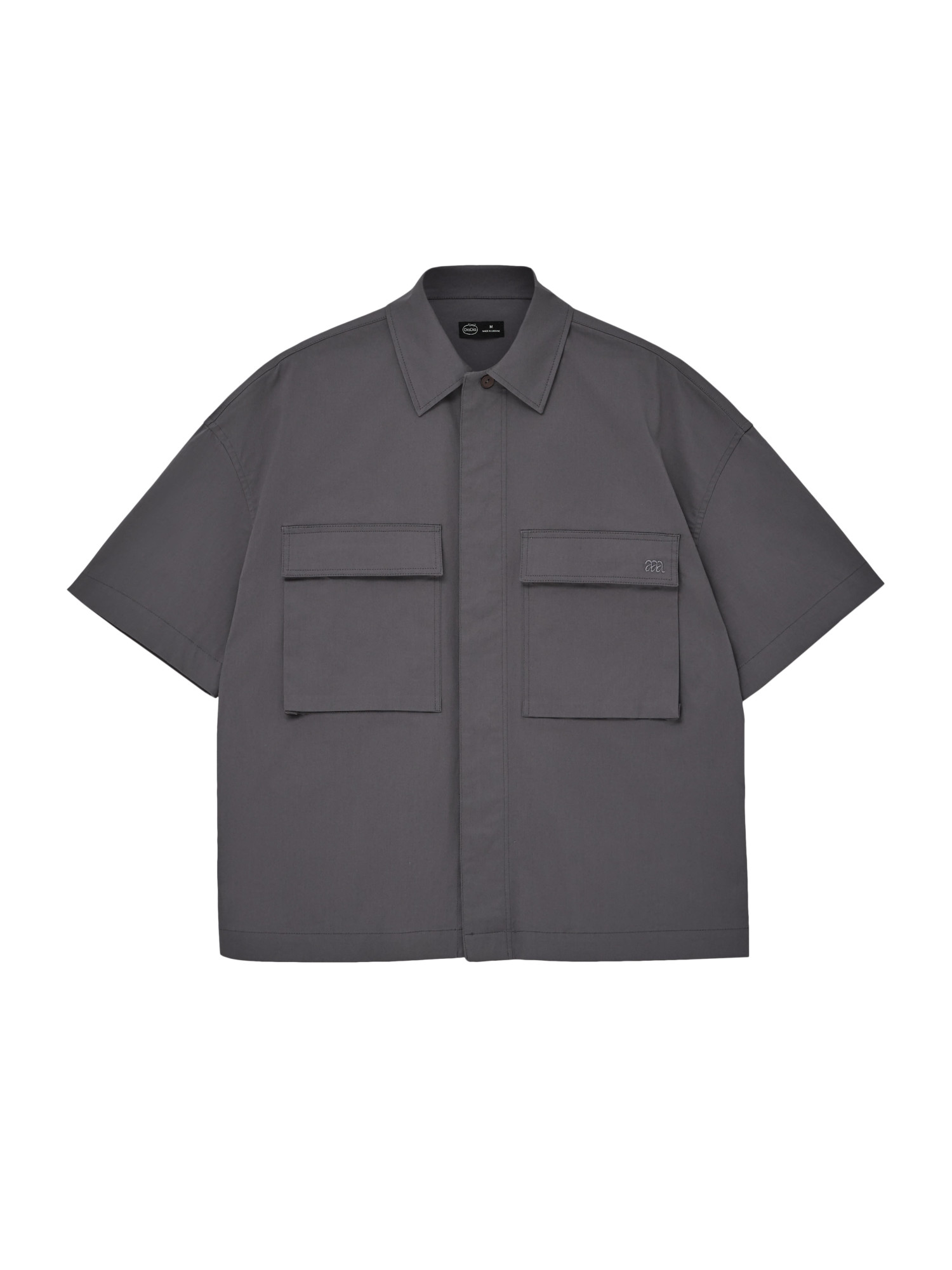 Men's grey cotton shirt