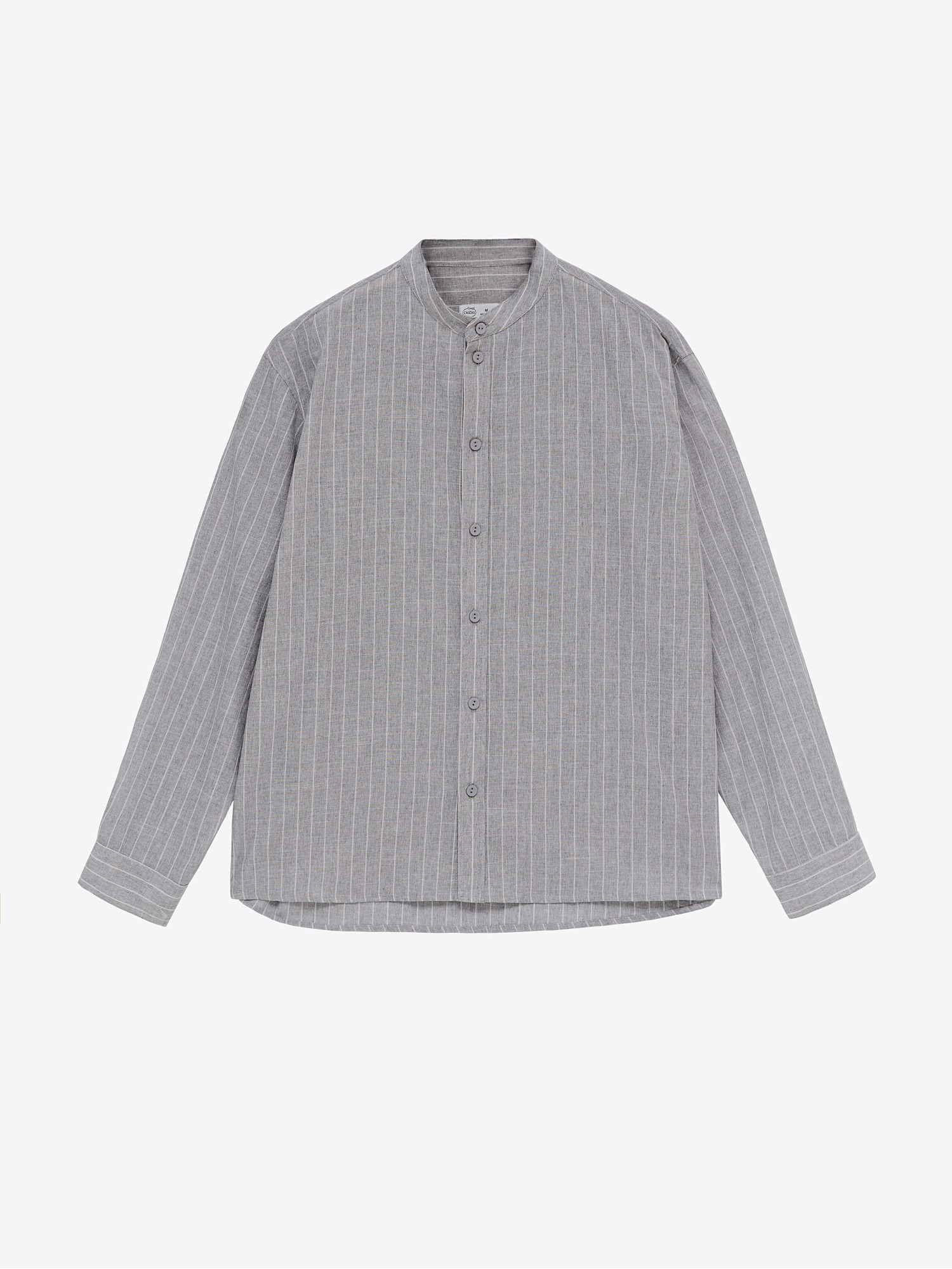 Men's light grey striped shirt