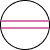 White socks in a pink stripe
