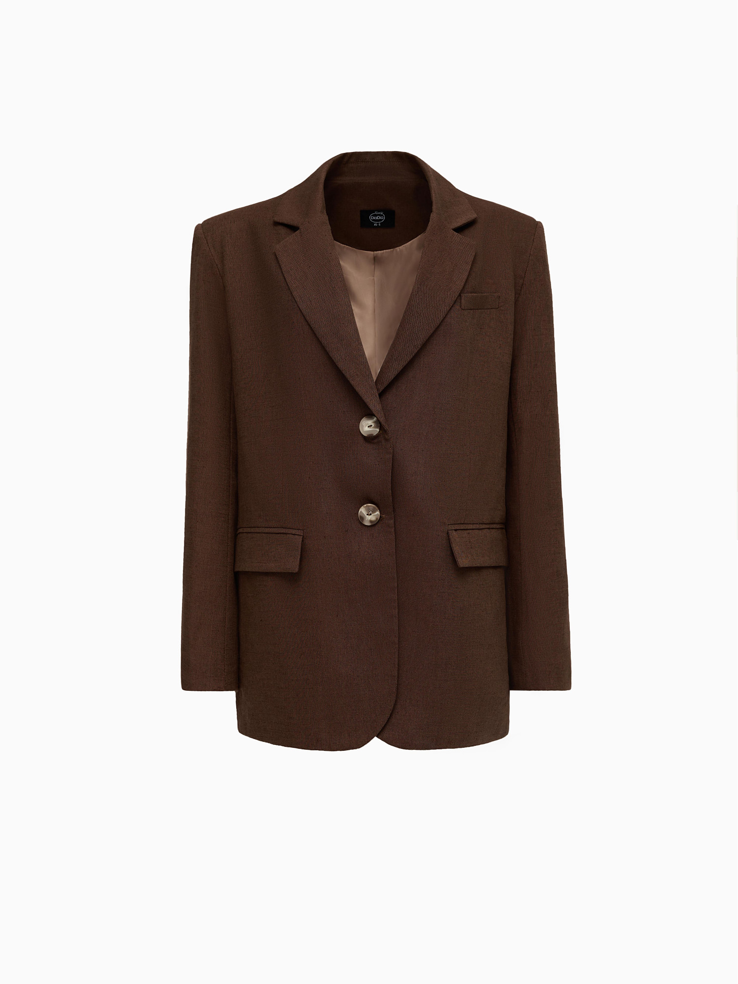 Linen jacket, brown