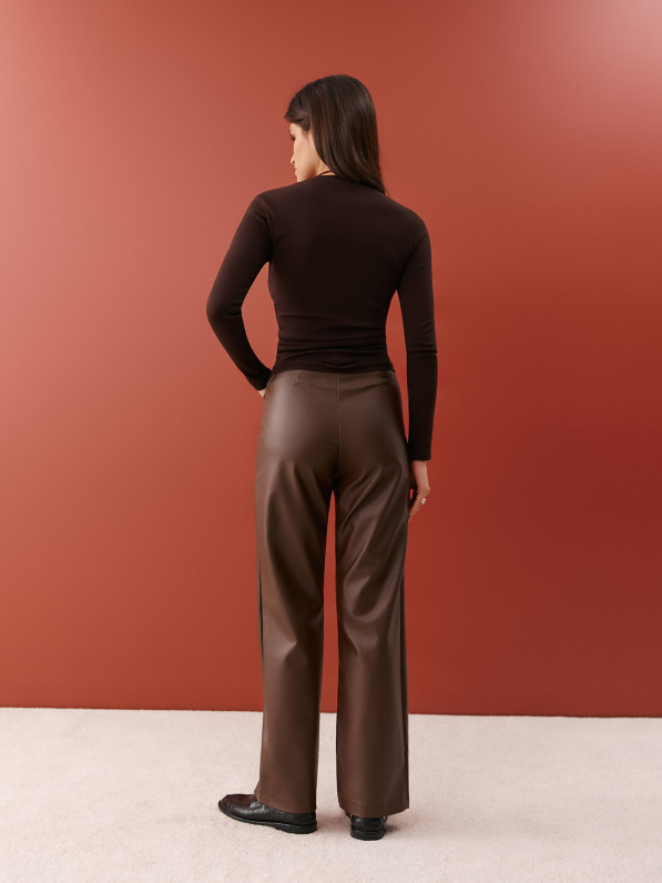 Longsleeve basic, chocolate