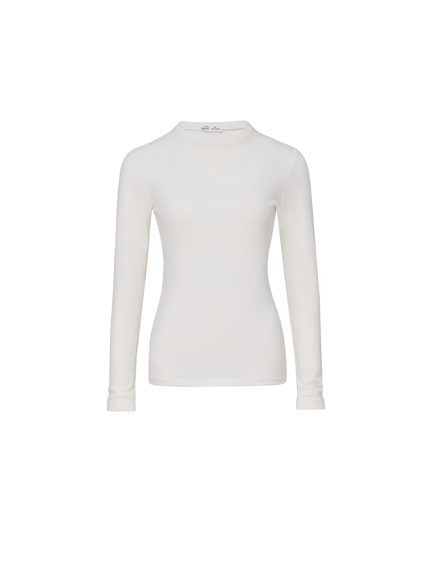 Milky white basic longsleeve