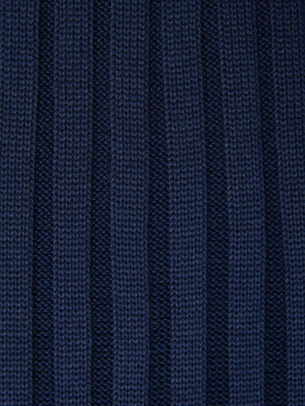 Knitted sweater, blue