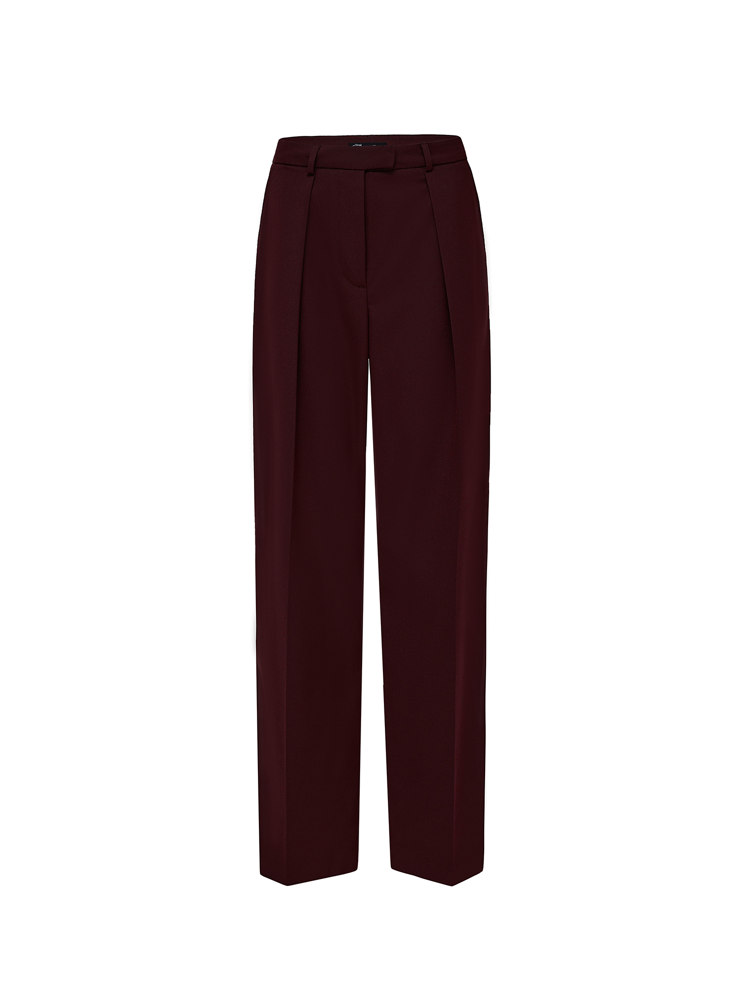 Classic-fit trousers, burgundy