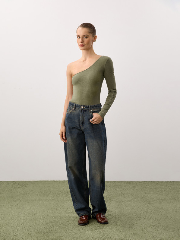Relaxed fit jeans, dark blue