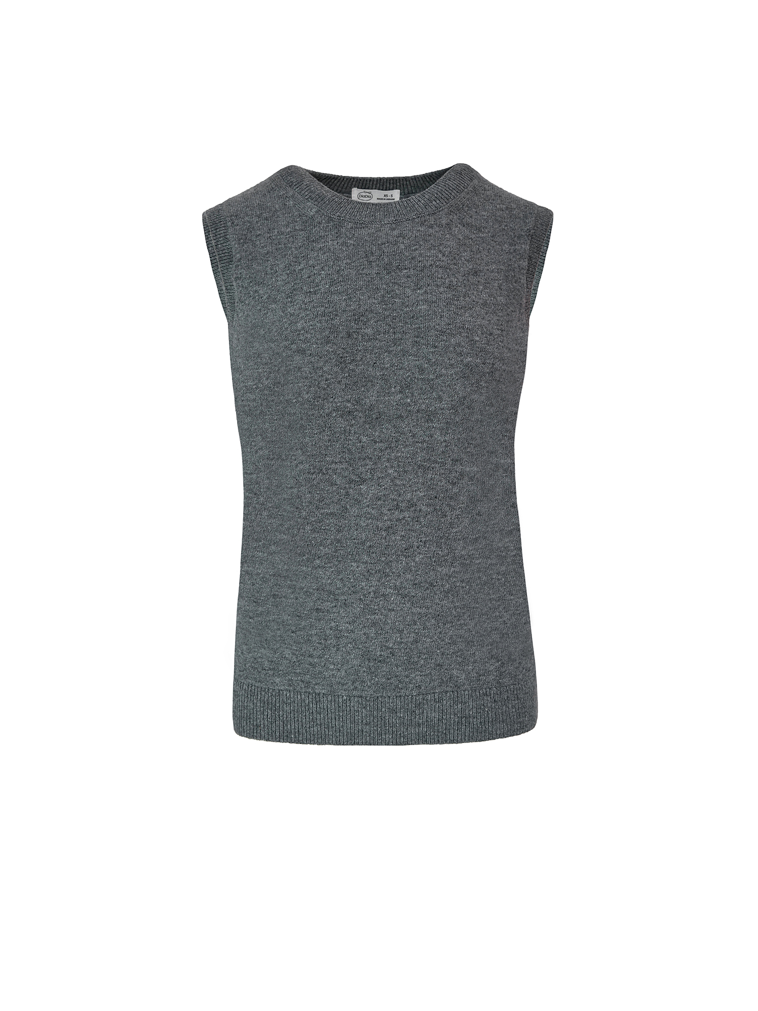 Wool top, gray