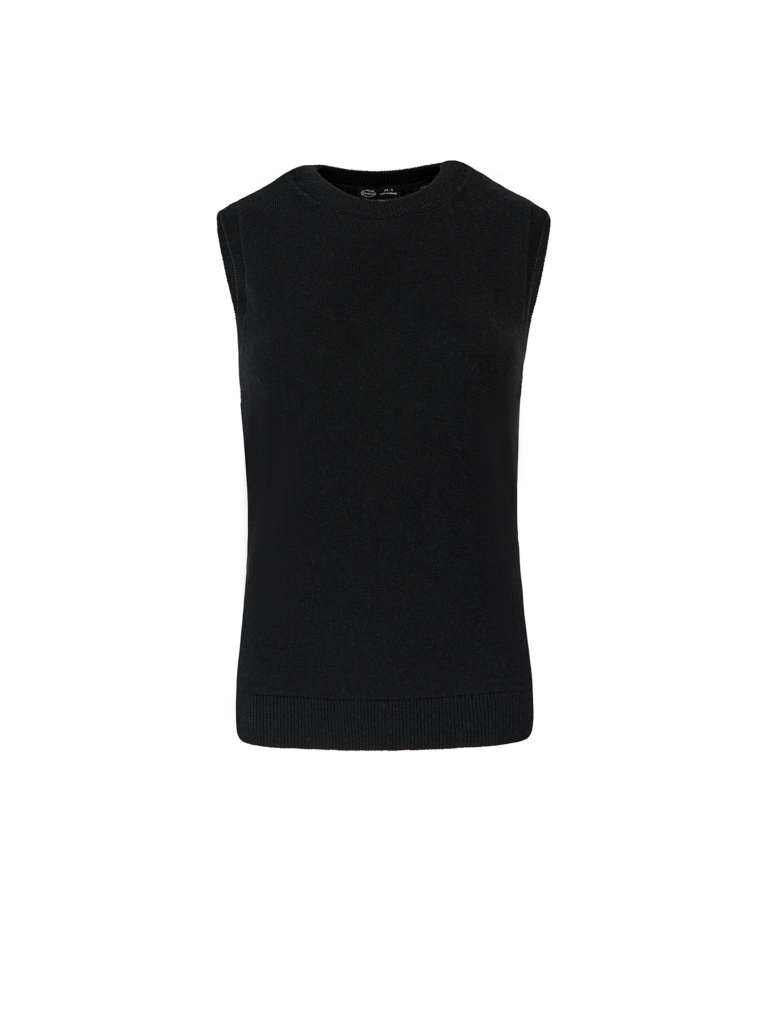Wool top, black