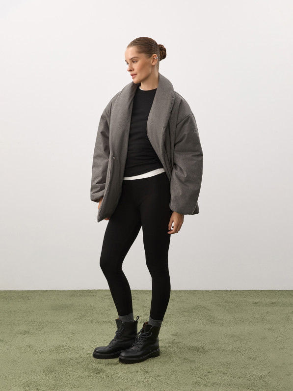 Black insulated leggings