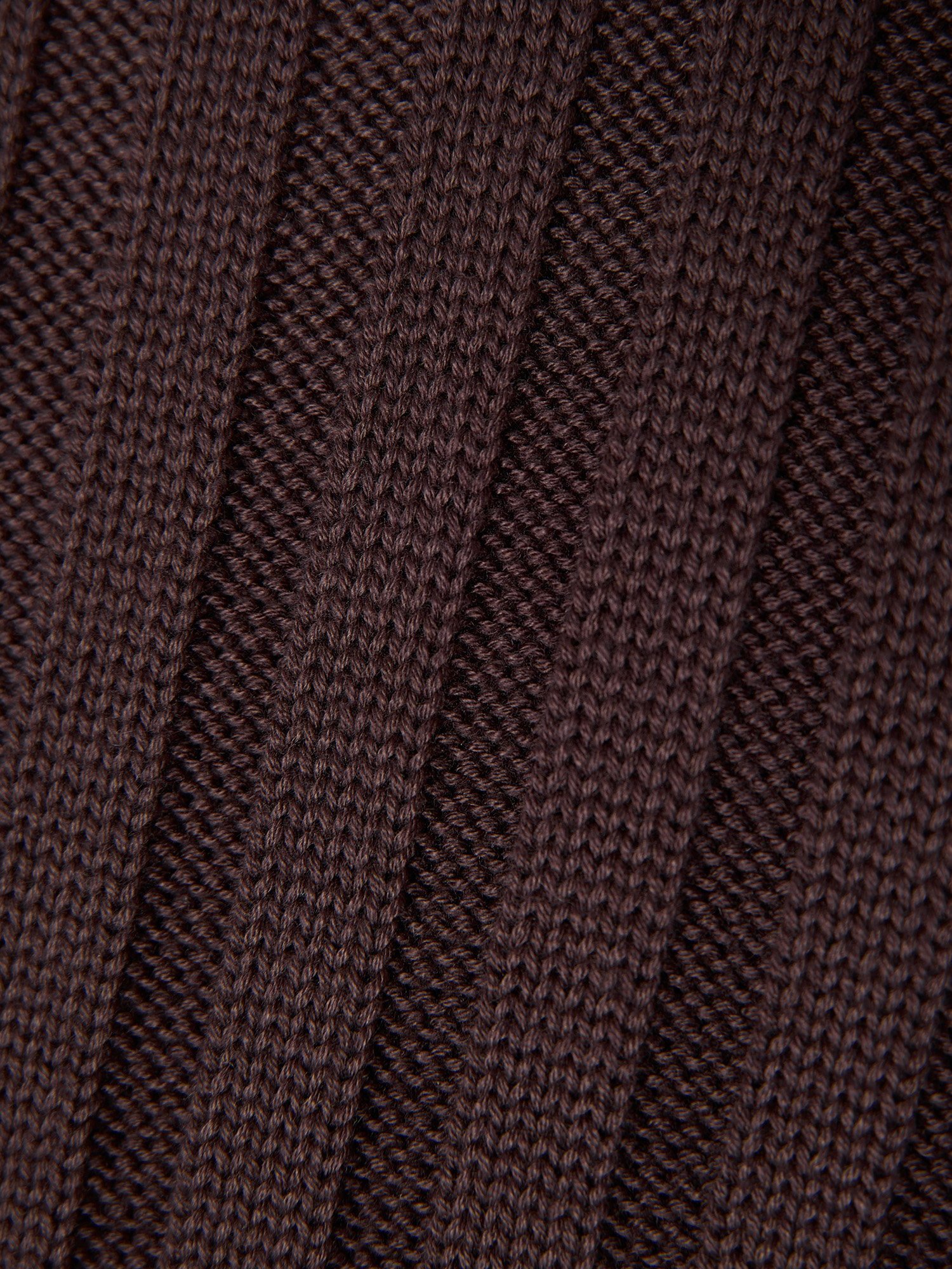 Knitted sweater, brown