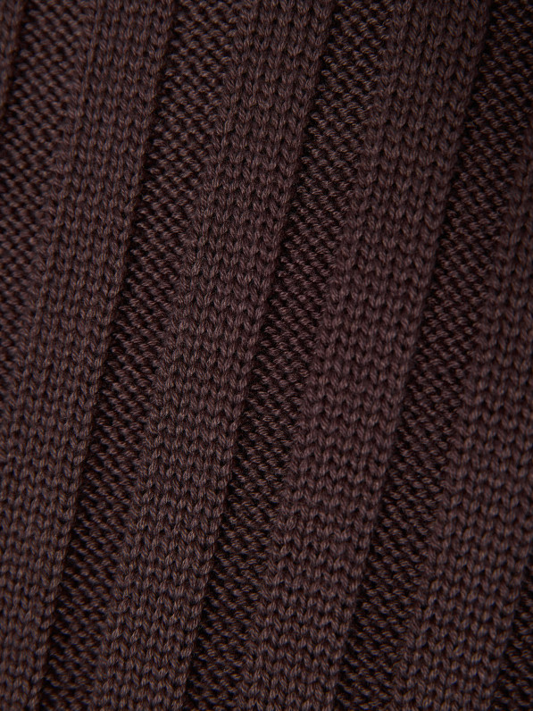 Knitted sweater, brown
