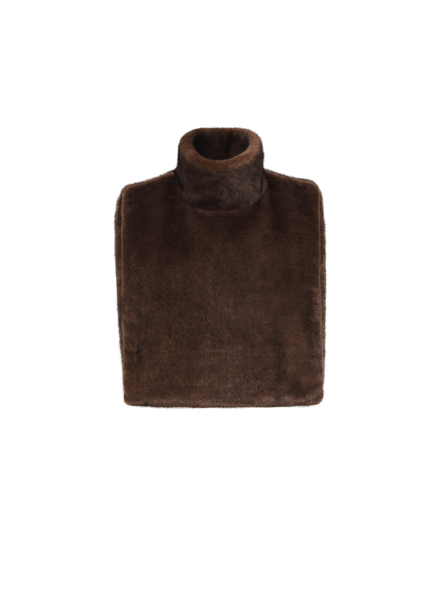 Faux fur sleeve, brown
