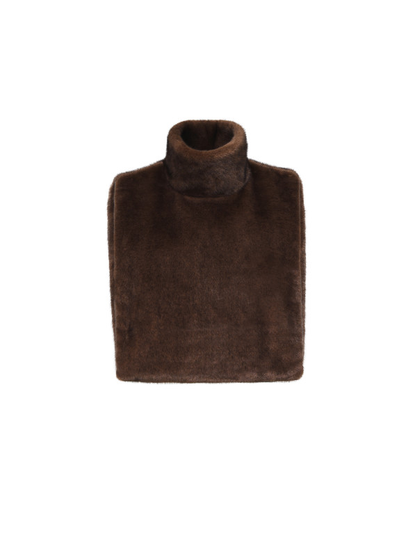 Faux fur sleeve, brown