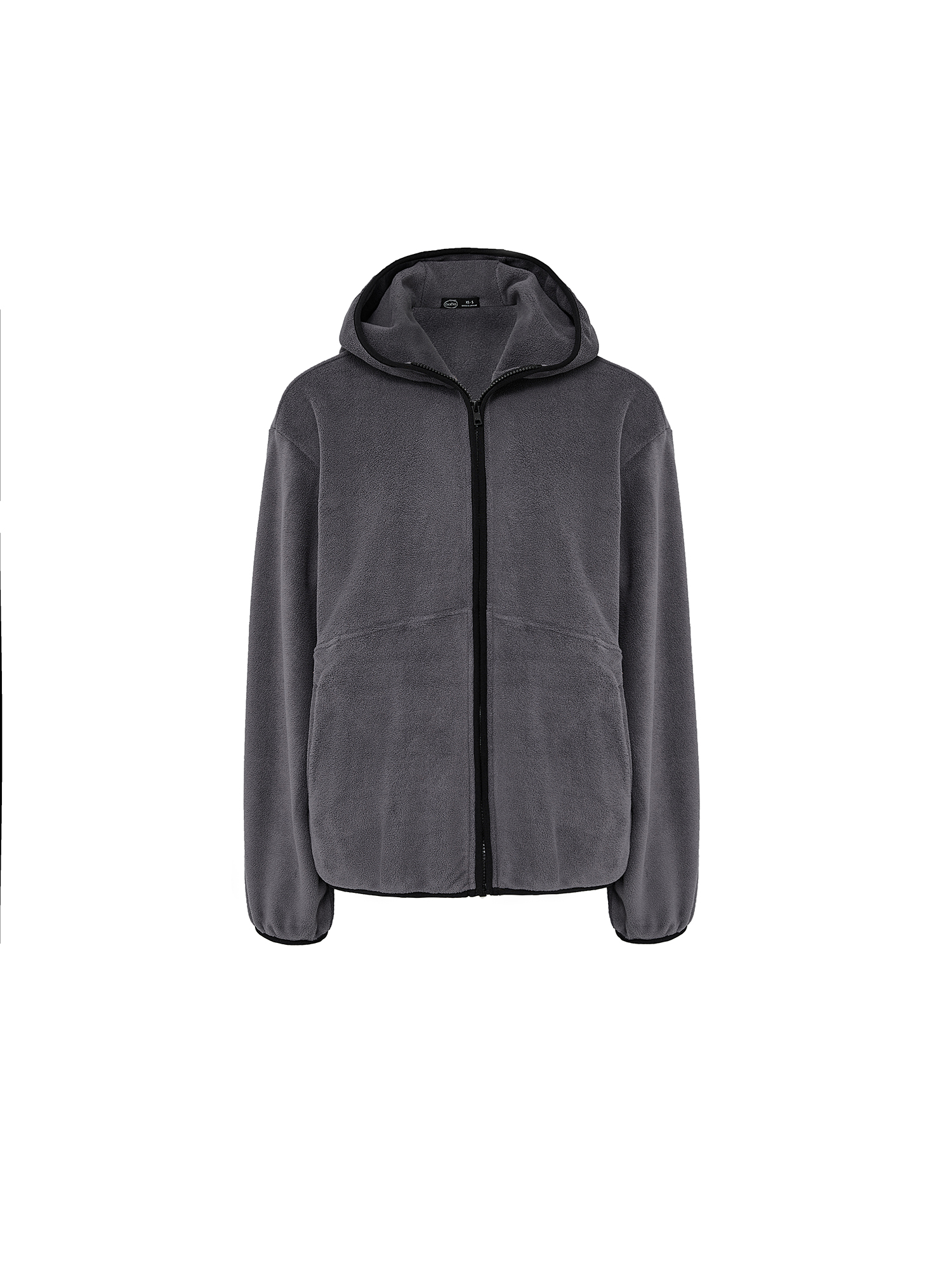 Fleece with zipper, graphite