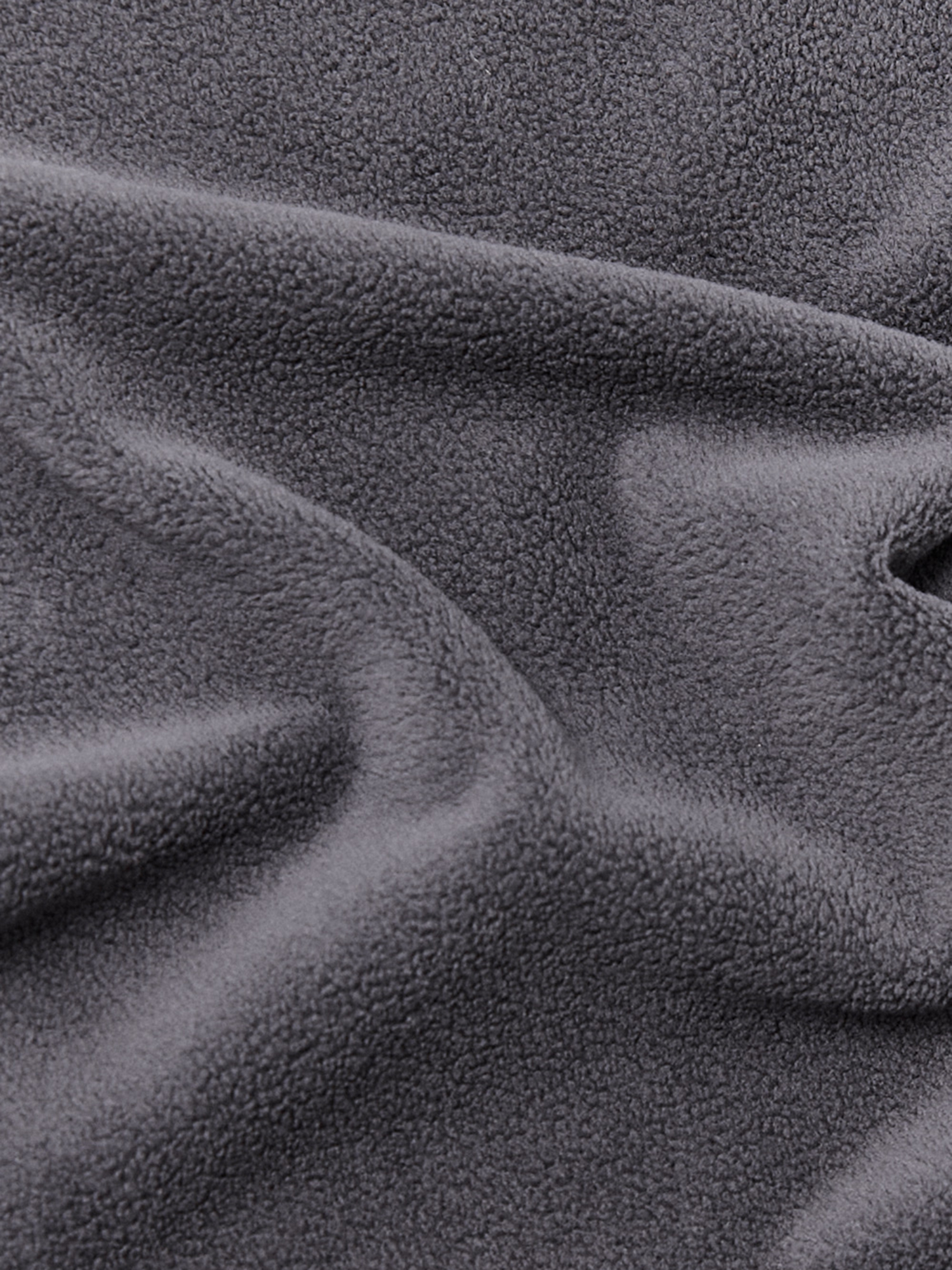 Fleece with zipper, graphite