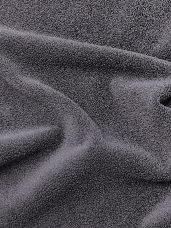 Fleece with zipper, graphite