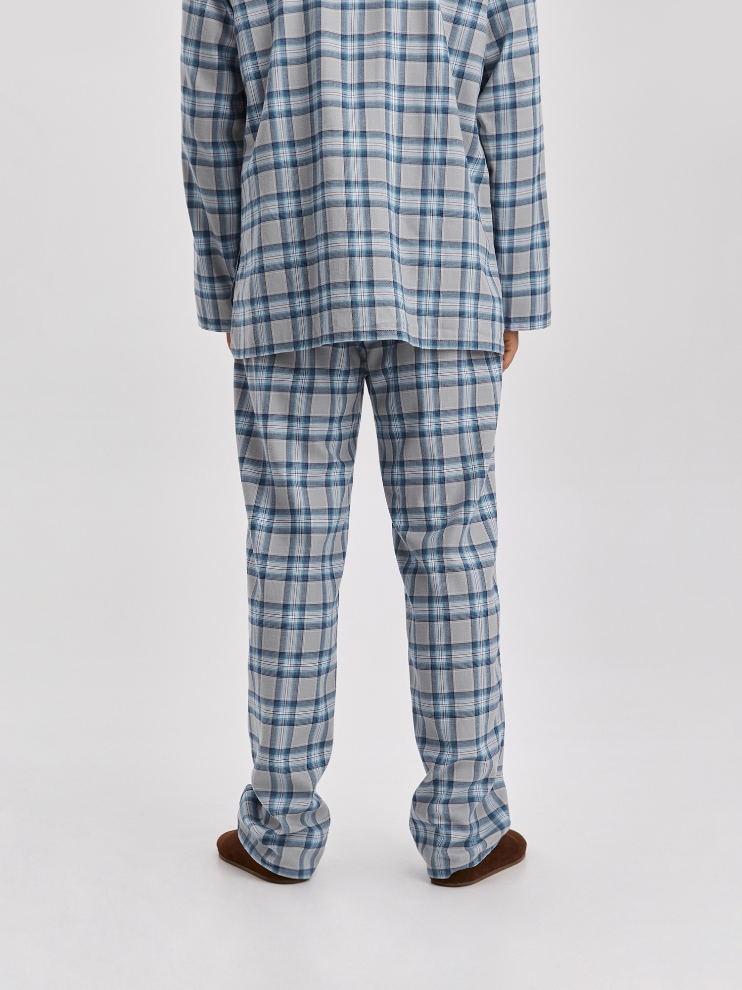 Men's blue pajama trousers