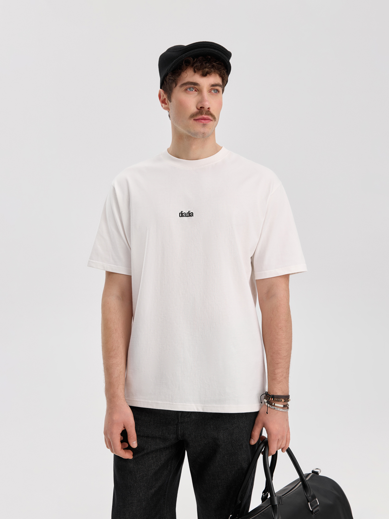 Men's T-shirt «diadia"», milky