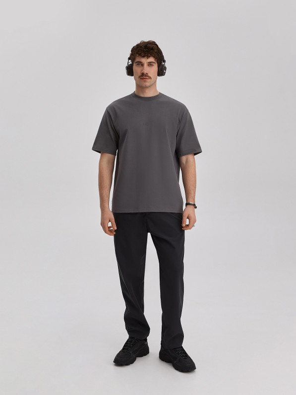 Men's T-shirt «diadia», gray