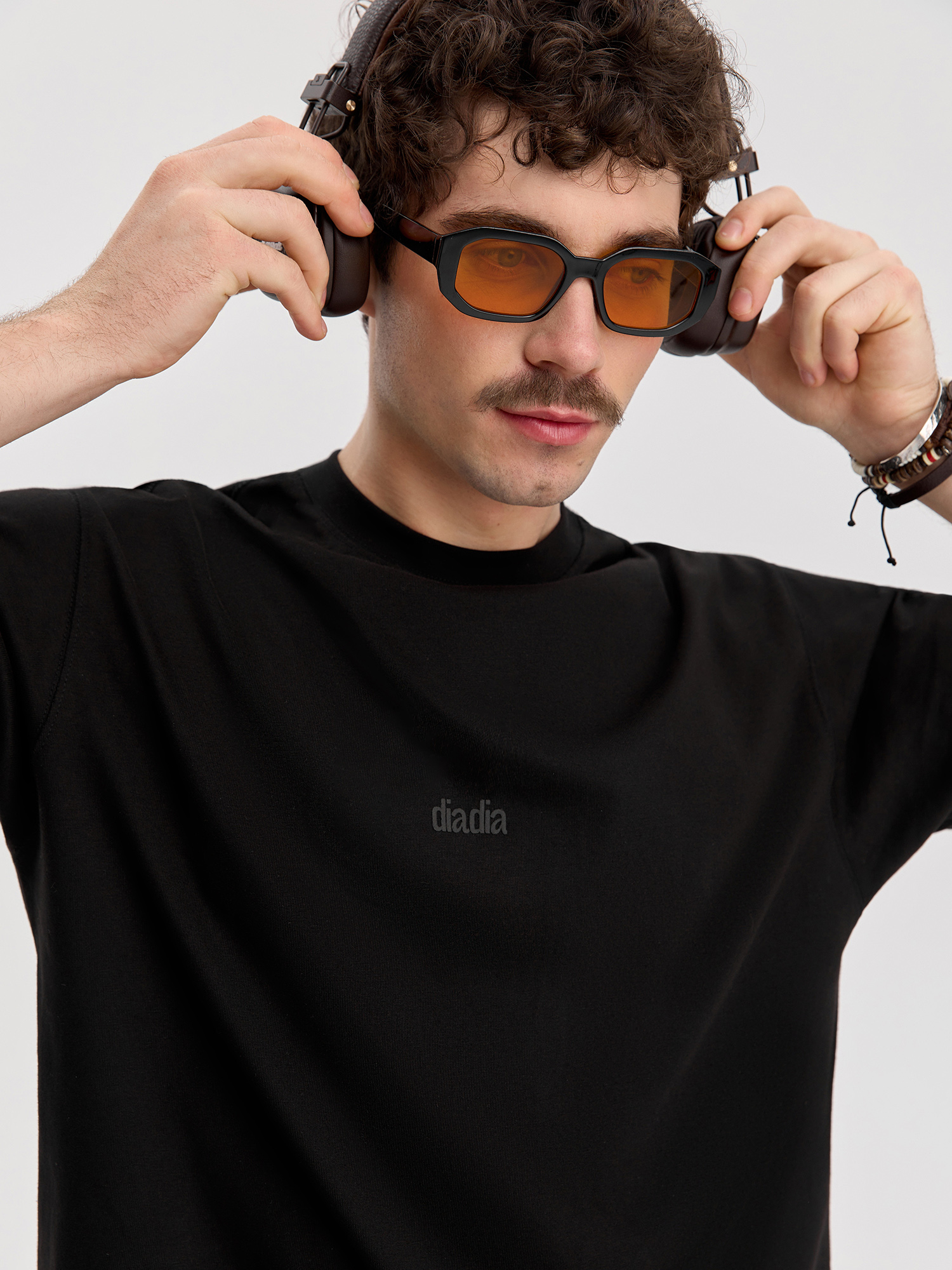 Men's T-shirt «diadia», black