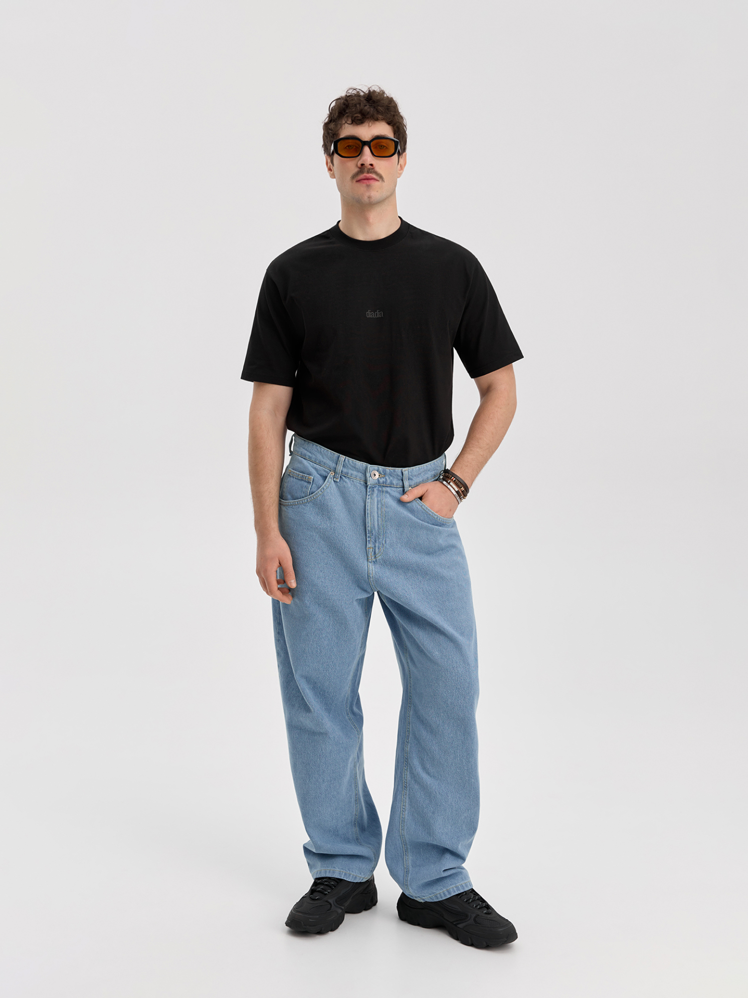 Men's T-shirt «diadia», black